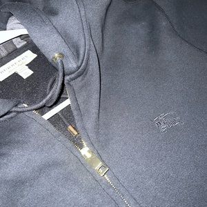 Mens Burberry zip up hoodie